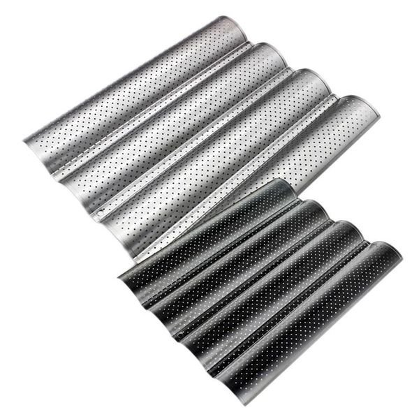 four-slot wavy baguette stick mold wavy french bread pan high temperature resistant u-shape baking mould baking tools
four-slot wavy baguette stick mold wavy french bread pan high temperature resistant u-shape baking mould baking tools