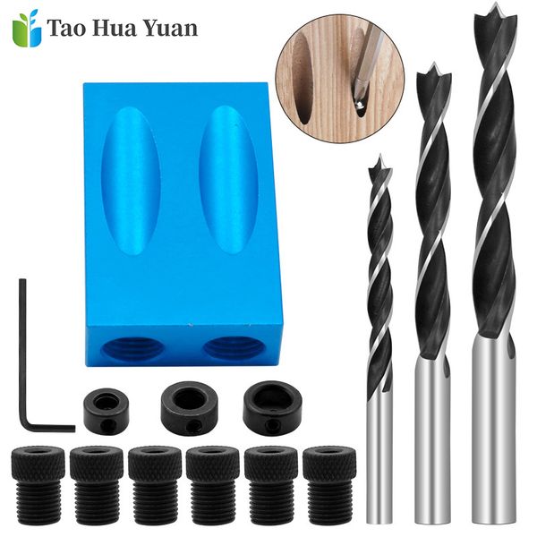 oblique hole locator drill bits woodworking pocket hole jig kit 15 degree angle drill guide set puncher diy carpentry tools
oblique hole locator drill bits woodworking pocket hole jig kit 15 degree angle drill guide set puncher diy carpentry tools