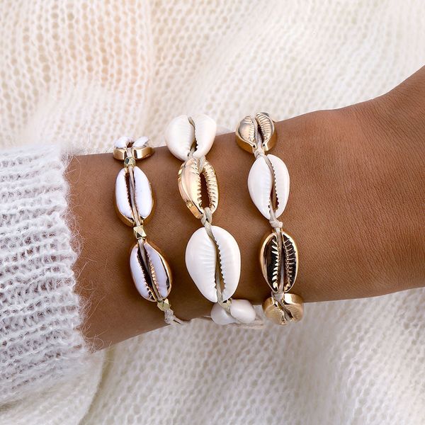 Shell Hand-woven Bracelet Natural Shell Bracelet Knotted Bohemian Ladies Bracelet Gift New Jewelry
Shell Hand-woven Bracelet Natural Shell Bracelet Knotted Bohemian Ladies Bracelet Gift New Jewelry
