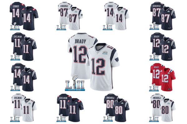2019 uper bowl men 039 new england patriot 12 tom brady 11 julian edelman 14 cook 87 rob gronkow ki 80 danny amendola quality
2019 uper bowl men 039 new england patriot 12 tom brady 11 julian edelman 14 cook 87 rob gronkow ki 80 danny amendola quality
