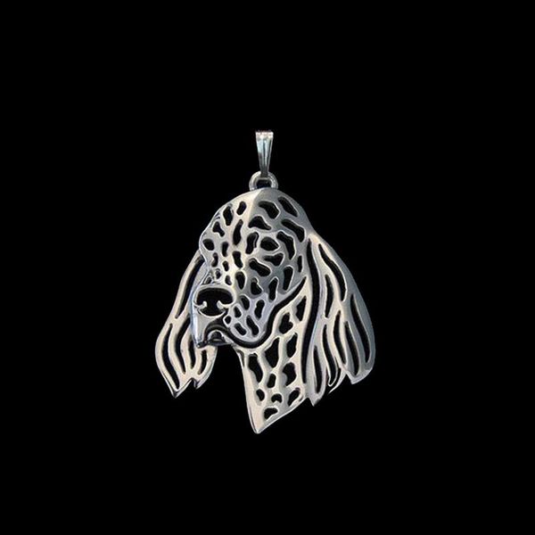 2018 fashion women's family dog pendants jewelry metal english setter pendants, Black
2018 fashion women's family dog pendants jewelry metal english setter pendants, Black