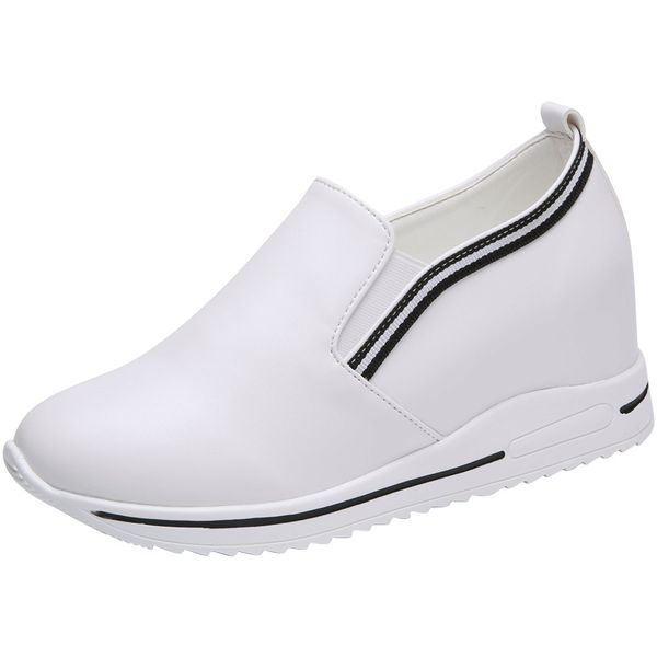 high flat platform 7cm height increasing casual shoes woman 2019 spring new hidden wedge sneakers female vulcanize shoes, Black;white
high flat platform 7cm height increasing casual shoes woman 2019 spring new hidden wedge sneakers female vulcanize shoes, Black;white