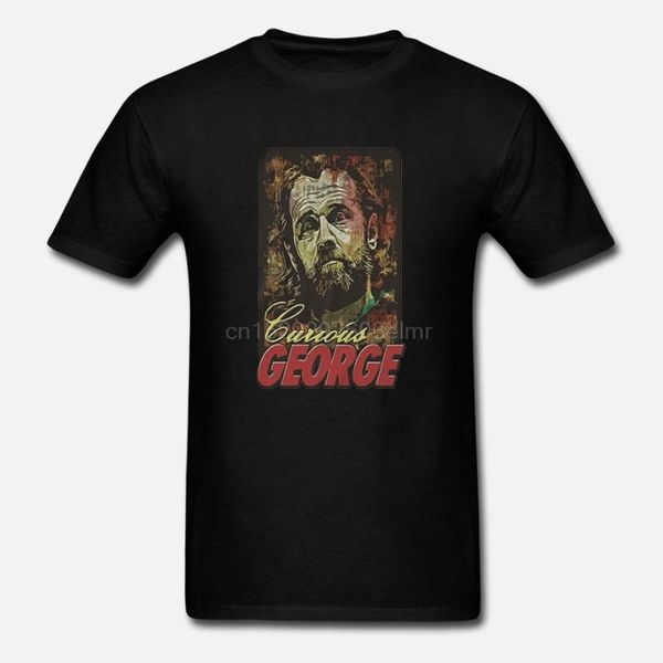 george carlin curious georget shirt graphic tee comedian bill hicks pryor, White;black
george carlin curious georget shirt graphic tee comedian bill hicks pryor, White;black