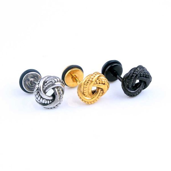 fashion women men silver geometric stud earrings gold black stainless steel twist trendy small earrrings daily street jewelry, Golden;silver
fashion women men silver geometric stud earrings gold black stainless steel twist trendy small earrrings daily street jewelry, Golden;silver