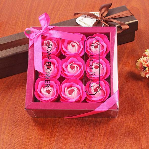 9pcs rose petal gift box bath artificial scented body soap flower gift wedding party favor for valentine's day mn
9pcs rose petal gift box bath artificial scented body soap flower gift wedding party favor for valentine's day mn