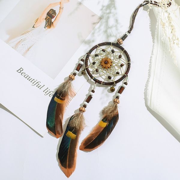 feather crafts dream catcher wind chimes handmade dreamcatcher net with feather for wall hanging car home decor
feather crafts dream catcher wind chimes handmade dreamcatcher net with feather for wall hanging car home decor