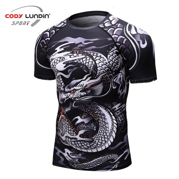 codylundin summer new men's brand compression t shirt men fashion dragon printing cool plus size short sleeves fitness t-shirt, White;black
codylundin summer new men's brand compression t shirt men fashion dragon printing cool plus size short sleeves fitness t-shirt, White;black