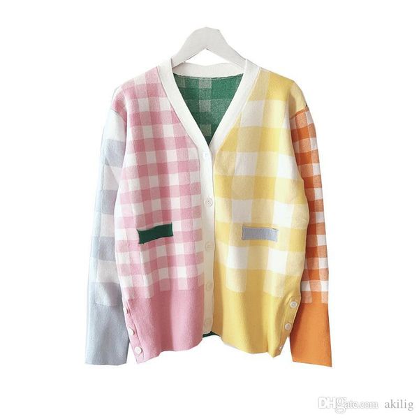 autumn winter new cashmere houndstooth pocket knit cardigans wool blend luxury women designer sweaters plaid contrast color size s-l, White;black
autumn winter new cashmere houndstooth pocket knit cardigans wool blend luxury women designer sweaters plaid contrast color size s-l, White;black