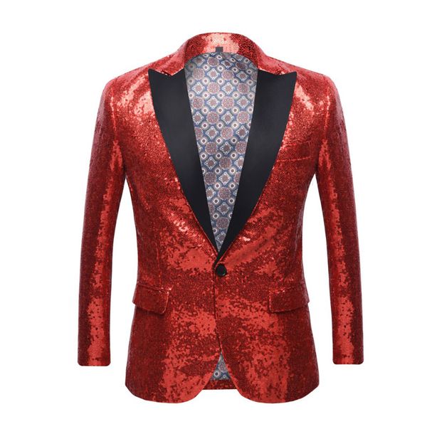 2020 new sequin suit blazer gold singer stage performance coat red carnival prom gala party dress outfit black jacket, White;black
2020 new sequin suit blazer gold singer stage performance coat red carnival prom gala party dress outfit black jacket, White;black