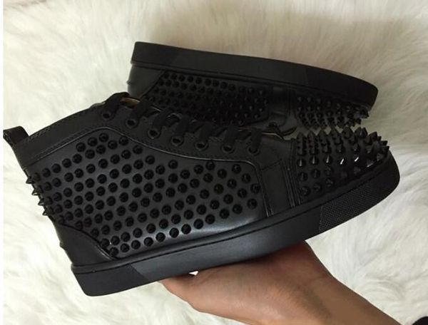 мода дизайнерская марка red sole шипованных шипы квартиры обувь с красной подошвой обуви для мужчин и женщин партии любителей из натуральной, Black
мода дизайнерская марка red sole шипованных шипы квартиры обувь с красной подошвой обуви для мужчин и женщин партии любителей из натуральной, Black