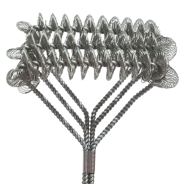 stainless steel barbecue grill cleaner brush three wire spring with handle durable non-stick cleaning brushes bbq tools
stainless steel barbecue grill cleaner brush three wire spring with handle durable non-stick cleaning brushes bbq tools
