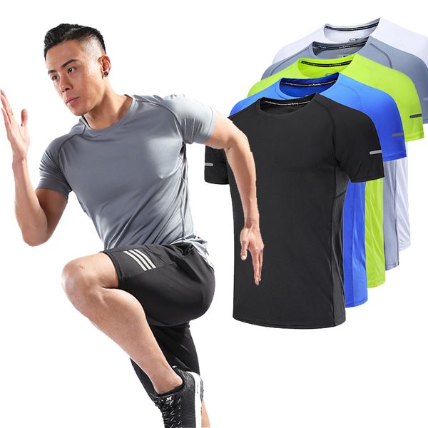 men short sleeve gym compression homme running shirt football breathable quick-drying 2009 tee fitness sports mens shirts, Black;blue
men short sleeve gym compression homme running shirt football breathable quick-drying 2009 tee fitness sports mens shirts, Black;blue