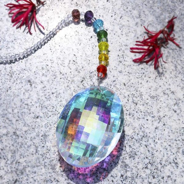h&d chakra suncatcher 76mm crystals egg shape prism window rainbow maker sun catcher home garden hanging decoration garden decorations
h&d chakra suncatcher 76mm crystals egg shape prism window rainbow maker sun catcher home garden hanging decoration garden decorations