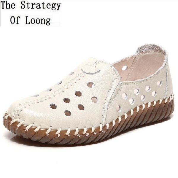 summer new national style casual genuine leather women sandals sewing hollow slip-on pregnant ladies shoes 20200530, Black
summer new national style casual genuine leather women sandals sewing hollow slip-on pregnant ladies shoes 20200530, Black