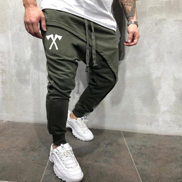 men sweatpants layered hypotenuse cotton print running pants gym men joggers pants mens personality pencil, Black;blue
men sweatpants layered hypotenuse cotton print running pants gym men joggers pants mens personality pencil, Black;blue