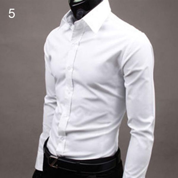 fashion men luxury casual formal shirt long sleeve slim fit business shirts top, White;black
fashion men luxury casual formal shirt long sleeve slim fit business shirts top, White;black
