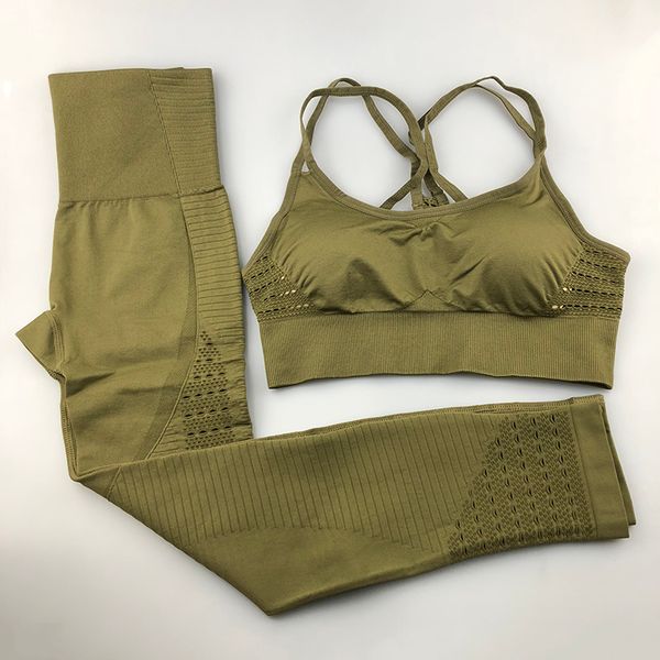 yoga outfits seamless set women fitness clothing sportswear woman gym leggings padded push-up strappy sports bra 2 pcs suits, White;red
yoga outfits seamless set women fitness clothing sportswear woman gym leggings padded push-up strappy sports bra 2 pcs suits, White;red