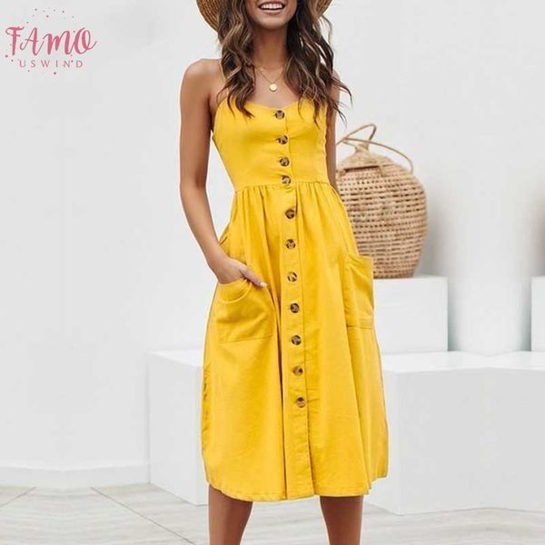elegant button women dress pocket polka dots yellow cotton sleeveless dress summer casual female plus size lady vestidos designer clothes, Black;gray
elegant button women dress pocket polka dots yellow cotton sleeveless dress summer casual female plus size lady vestidos designer clothes, Black;gray