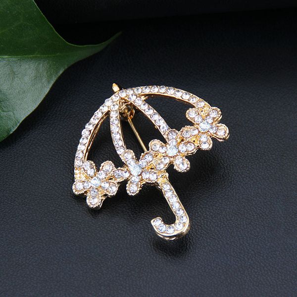 nature jewelry crystal umbrella bouquet brooches women gold color pin for clothes epaulette shoulder gift for girl, Gray
nature jewelry crystal umbrella bouquet brooches women gold color pin for clothes epaulette shoulder gift for girl, Gray