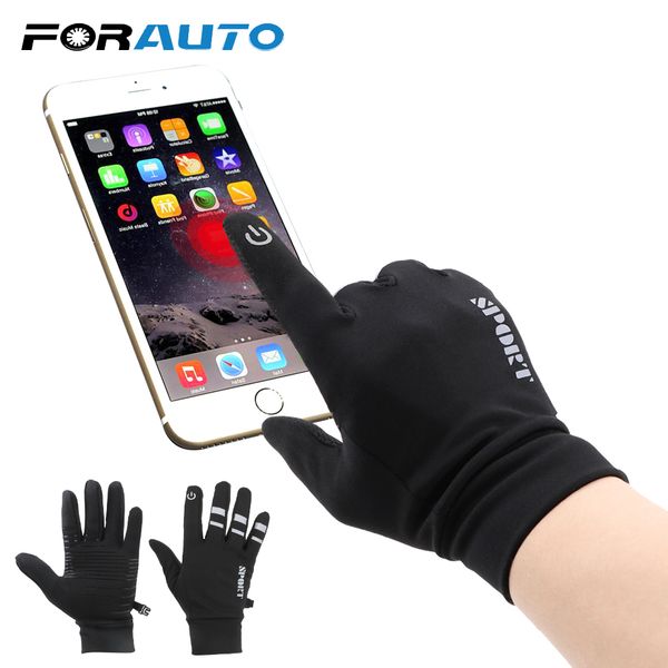 forauto motorcycle gloves touch screen non-slip protective gear for outdoor sport fleece bike gloves breathable warm full finger, Black
forauto motorcycle gloves touch screen non-slip protective gear for outdoor sport fleece bike gloves breathable warm full finger, Black