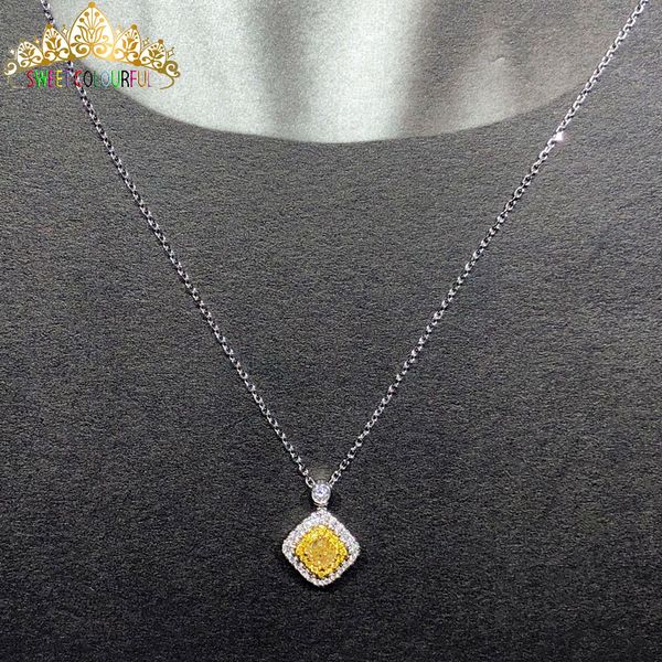other 1 ct wedding yellow moissanite diamond necklace 18k 750 white gold d color vvs h008 with a certificate, Silver
other 1 ct wedding yellow moissanite diamond necklace 18k 750 white gold d color vvs h008 with a certificate, Silver