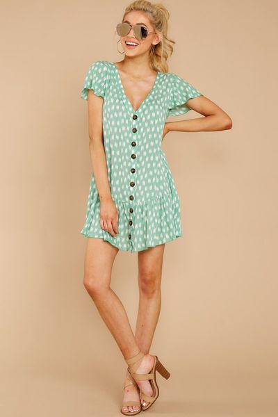 2019 new green polka dot frock summer dresses fashion women polka dot casual loose women dress 8337 s-xl, White;black
2019 new green polka dot frock summer dresses fashion women polka dot casual loose women dress 8337 s-xl, White;black