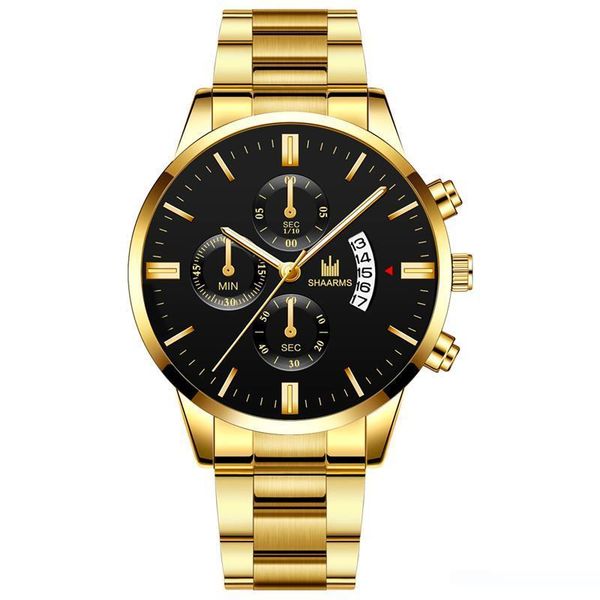 men luxury business quartz watch golden stainless steel band mens watches date calendar male clock relogio dropshipping, Slivery;brown
men luxury business quartz watch golden stainless steel band mens watches date calendar male clock relogio dropshipping, Slivery;brown