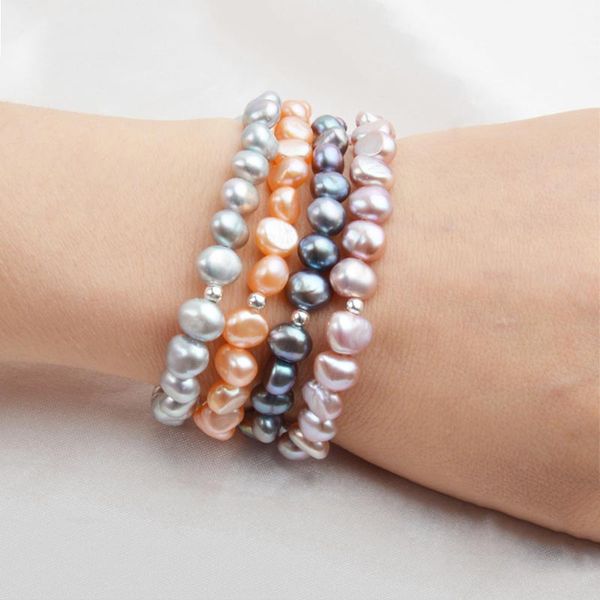 customized handmake freshwater pearl bracelets 2020 new fashion charm beaded natural pearl bracelet female wedding jewelry gifts, Golden;silver
customized handmake freshwater pearl bracelets 2020 new fashion charm beaded natural pearl bracelet female wedding jewelry gifts, Golden;silver