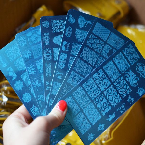 1pcs nail art stamping plates geometry lace flower nail printing stencil template stainless steel manicure image plate tools, White
1pcs nail art stamping plates geometry lace flower nail printing stencil template stainless steel manicure image plate tools, White