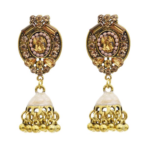 fashion indian style with alloy rhinestones bells tassel earrings for woman wedding gift nation jewelry, Silver
fashion indian style with alloy rhinestones bells tassel earrings for woman wedding gift nation jewelry, Silver
