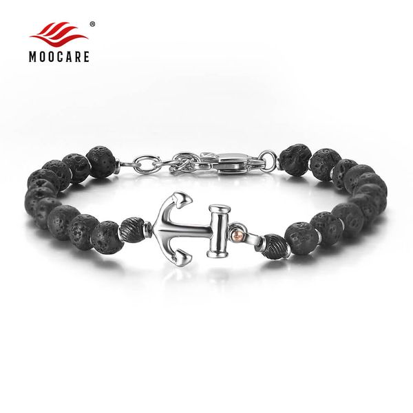 moocare women men anchor punk bracelet cuff with black stone stainless charm chain for male female, Golden;silver
moocare women men anchor punk bracelet cuff with black stone stainless charm chain for male female, Golden;silver