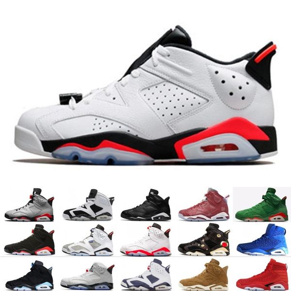 2019 Bred VI 6 6s Mens Basketball Shoes Infrared 23 3M Reflective Tinker Slam Dunk CNY Wheat Men Sports Sneakers Designer Trainers Size 7-13
2019 Bred VI 6 6s Mens Basketball Shoes Infrared 23 3M Reflective Tinker Slam Dunk CNY Wheat Men Sports Sneakers Designer Trainers Size 7-13