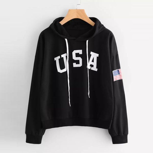 harajuku sweatshirt hooded hoodies autumn 2018 women streetwear usa flag print hoodie woman clothes moletom feminino, Black
harajuku sweatshirt hooded hoodies autumn 2018 women streetwear usa flag print hoodie woman clothes moletom feminino, Black