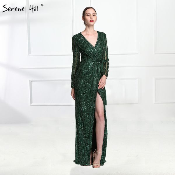 fashion v-neck sleeping style grey green evening dresses 2019 beading diamond long sleeves evening party la6004, White;black
fashion v-neck sleeping style grey green evening dresses 2019 beading diamond long sleeves evening party la6004, White;black