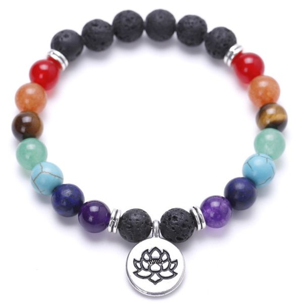 diezi drop shipping multicolor religious buddha 7 chakra bracelets beads stone rope bracelet for women men yoga lotus bracelets, Silver
diezi drop shipping multicolor religious buddha 7 chakra bracelets beads stone rope bracelet for women men yoga lotus bracelets, Silver