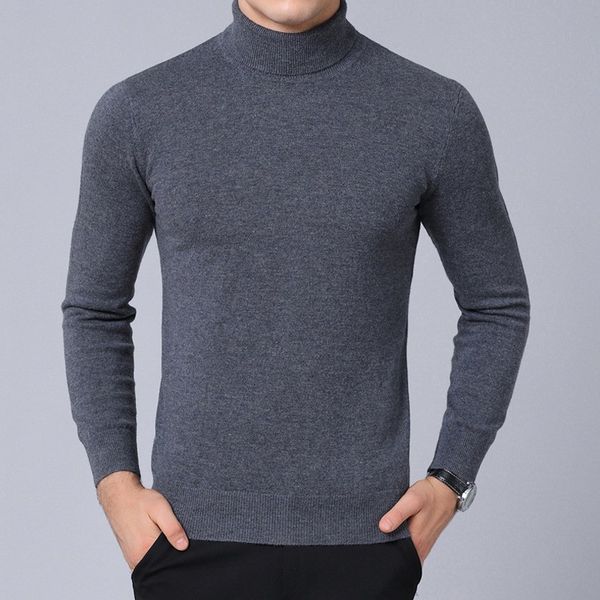 men turtleneck luxury 100% wool knitted casual warm long sleeve pullover autumn winter solid slim high neck sweater, White;black
men turtleneck luxury 100% wool knitted casual warm long sleeve pullover autumn winter solid slim high neck sweater, White;black