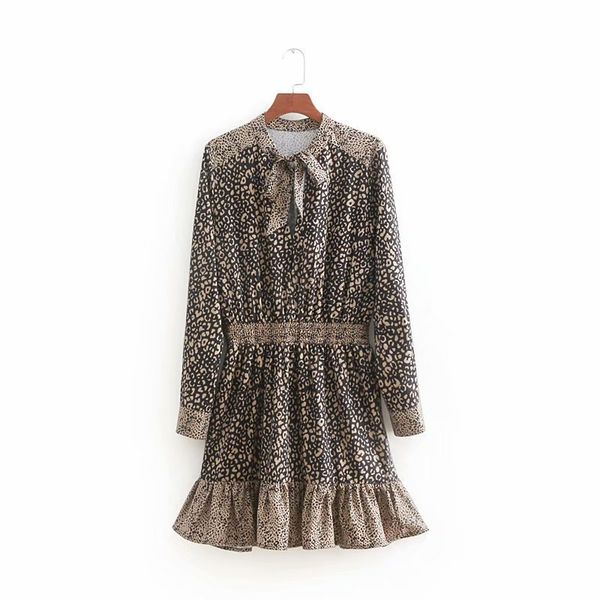 autumn summer leopard print dress women 2019 women vestido bow ruffles casual print mini dress womens long sleeve dresses, Black;gray
autumn summer leopard print dress women 2019 women vestido bow ruffles casual print mini dress womens long sleeve dresses, Black;gray