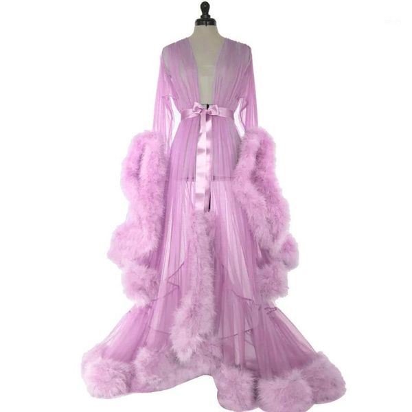 women see through lace long maxi dress fluffy feather mesh dress perspective party floor length flare sleeve dresses a41, White;black
women see through lace long maxi dress fluffy feather mesh dress perspective party floor length flare sleeve dresses a41, White;black