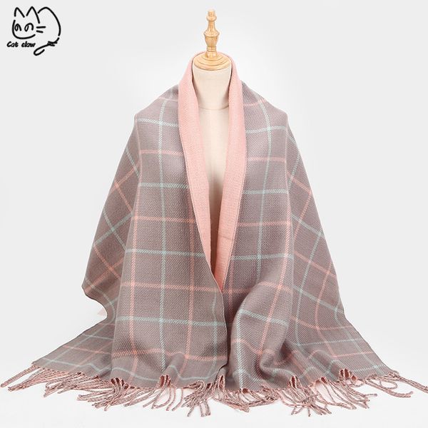 2019 knitted spring winter women scarf plaid warm cashmere scarves shawls neck bandana lady wrap plaid scarves
2019 knitted spring winter women scarf plaid warm cashmere scarves shawls neck bandana lady wrap plaid scarves