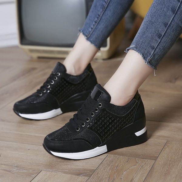 2020 women height increasing 6cm walking shoes comfortable sport running sneakers gold silver ladies footwears brand shoes woman
2020 women height increasing 6cm walking shoes comfortable sport running sneakers gold silver ladies footwears brand shoes woman