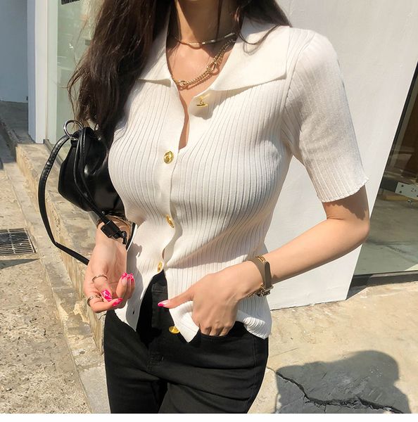 women's t-shirt zcwxm solid knitted summer tees work wear casual short sleeve 2021 all match slim basic tshirt, White
women's t-shirt zcwxm solid knitted summer tees work wear casual short sleeve 2021 all match slim basic tshirt, White