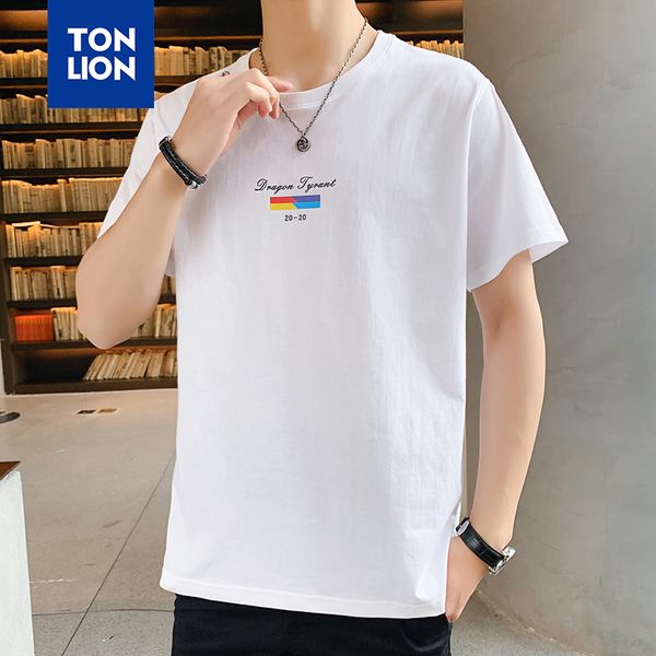 tonlion cotton tshirts for mens 2020 summer new tees short sleeves tee black and white clothes casual letter print t, White;black
tonlion cotton tshirts for mens 2020 summer new tees short sleeves tee black and white clothes casual letter print t, White;black