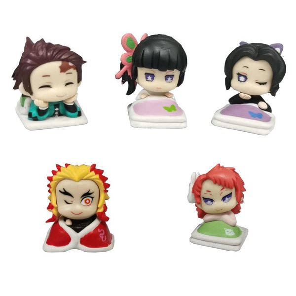 5pcs anime figurine demon slayer kimetsu no yaiba tsuyuri kanawo kochou shinobu rengoku kyoujurou pvc figure toys juguetes t200413
5pcs anime figurine demon slayer kimetsu no yaiba tsuyuri kanawo kochou shinobu rengoku kyoujurou pvc figure toys juguetes t200413