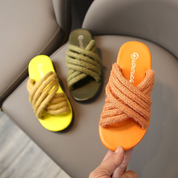 2020 summer new children' slippers toddler kid boys girls color rope design slippers and sandals infant flat girls shoes, Black;grey
2020 summer new children' slippers toddler kid boys girls color rope design slippers and sandals infant flat girls shoes, Black;grey
