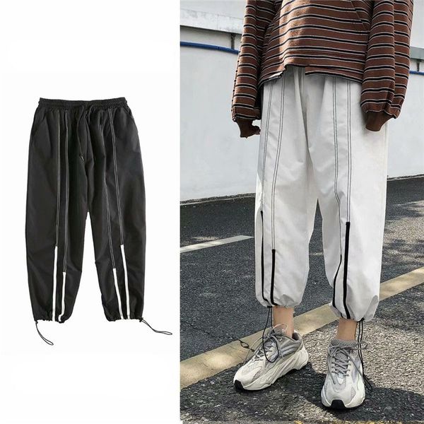summer loose casual ankle-length pants thin men's women jogger pants fashion teens boys girls joggers sports striped trousers, Black
summer loose casual ankle-length pants thin men's women jogger pants fashion teens boys girls joggers sports striped trousers, Black