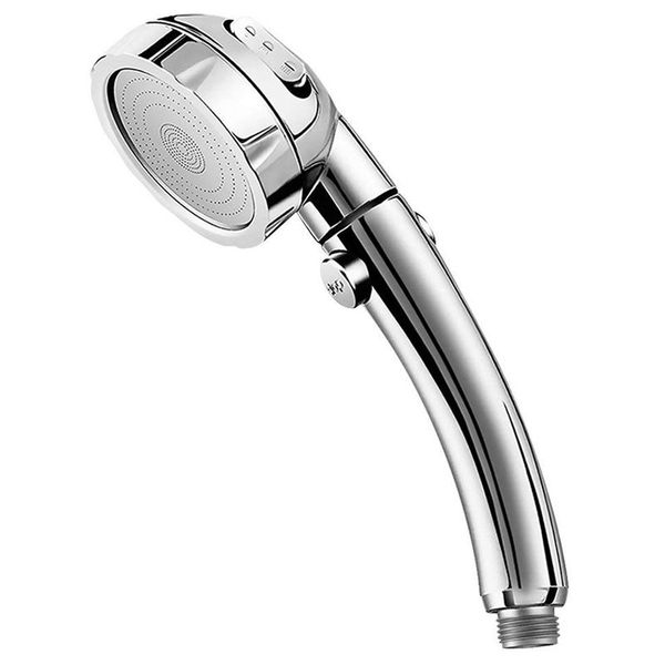handheld shower head high pressure chrome 3 spary setting with on/off pause switch water saving adjustable luxury spa detachab
handheld shower head high pressure chrome 3 spary setting with on/off pause switch water saving adjustable luxury spa detachab