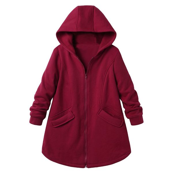 long sweatshirt women sports hoodies zipper pocket plus size loose warm ladies casual drawstring jogging running sweatshirt, Black
long sweatshirt women sports hoodies zipper pocket plus size loose warm ladies casual drawstring jogging running sweatshirt, Black