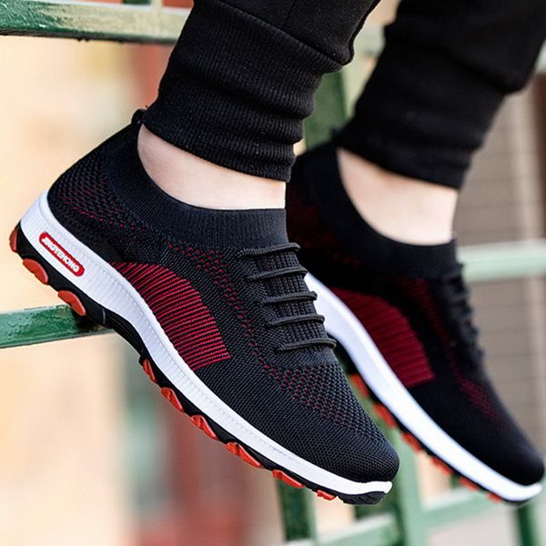wenyujh men vulcanize shoes breathable casual sports male sneakers mesh trainers-up flat shoes tenis masculino 2020 fashion, Black
wenyujh men vulcanize shoes breathable casual sports male sneakers mesh trainers-up flat shoes tenis masculino 2020 fashion, Black