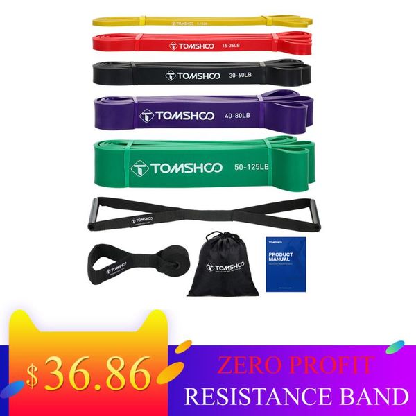 tomshoo 5 packs pull up assist bands set resistance loop bands powerlifting exercise stretch with door anchor and handles
tomshoo 5 packs pull up assist bands set resistance loop bands powerlifting exercise stretch with door anchor and handles