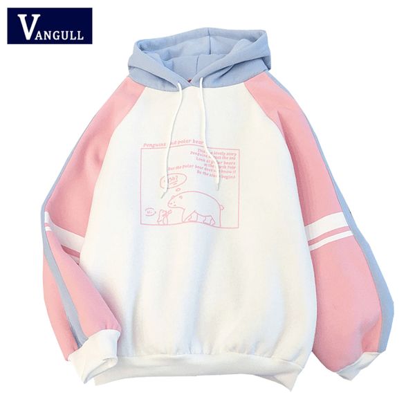 vangull hooded sweatshirt women spring autumn new fashion long sleeves letter harajuku print thicken velvet pullover o-neck, Black
vangull hooded sweatshirt women spring autumn new fashion long sleeves letter harajuku print thicken velvet pullover o-neck, Black